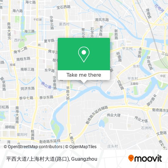 平西大道/上海村大道(路口) map