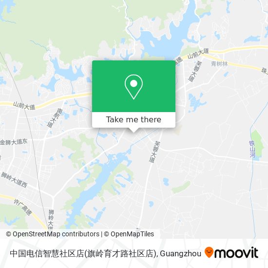 中国电信智慧社区店(旗岭育才路社区店) map