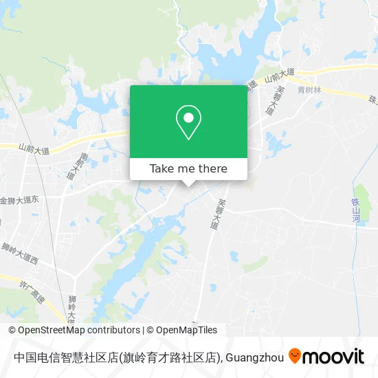 中国电信智慧社区店(旗岭育才路社区店) map