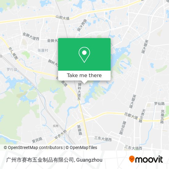 广州市赛布五金制品有限公司 map