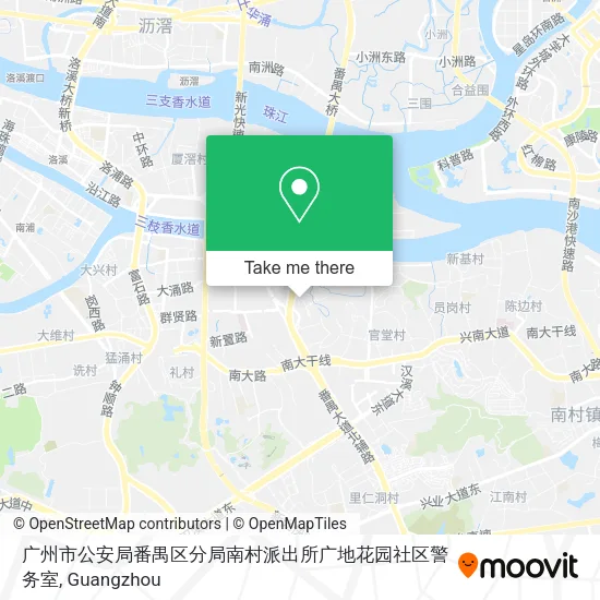广州市公安局番禺区分局南村派出所广地花园社区警务室 map