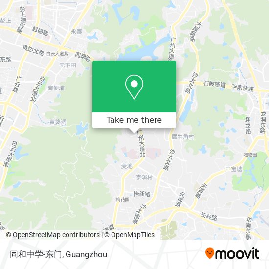 同和中学-东门 map