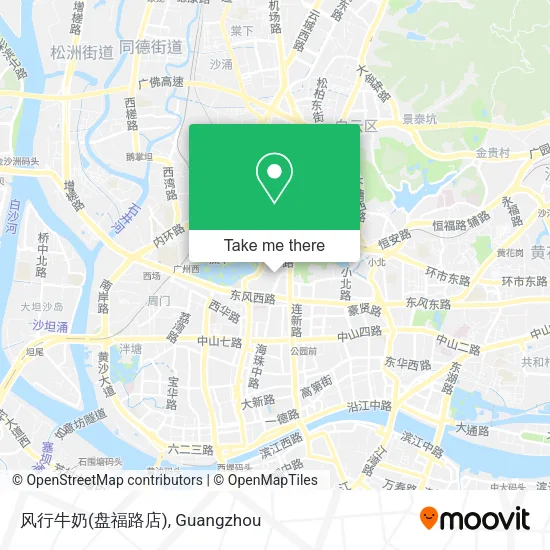 风行牛奶(盘福路店) map