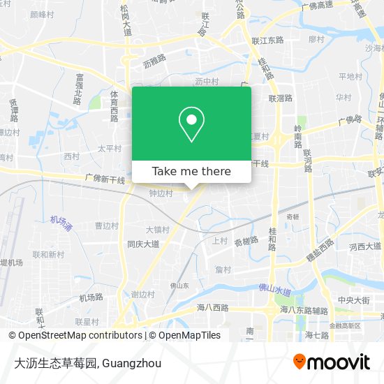 大沥生态草莓园 map