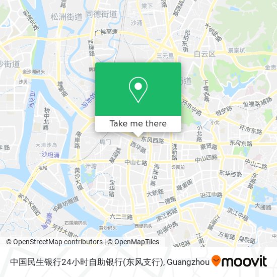 中国民生银行24小时自助银行(东风支行) map