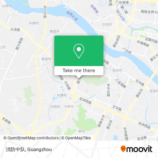 消防中队 map