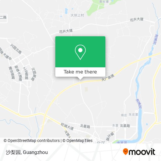 沙梨园 map