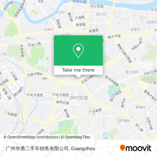广州华勇二手车销售有限公司 map