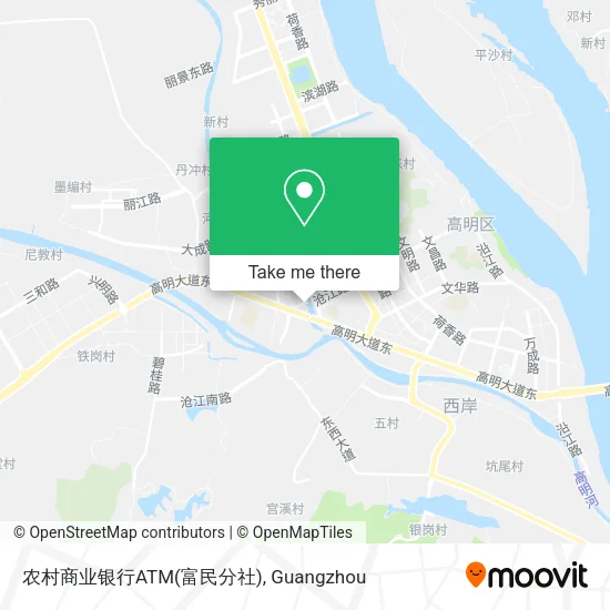 农村商业银行ATM(富民分社) map
