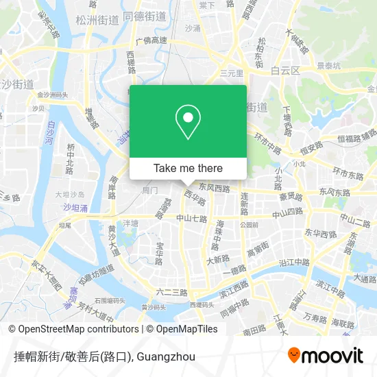 捶帽新街/敬善后(路口) map