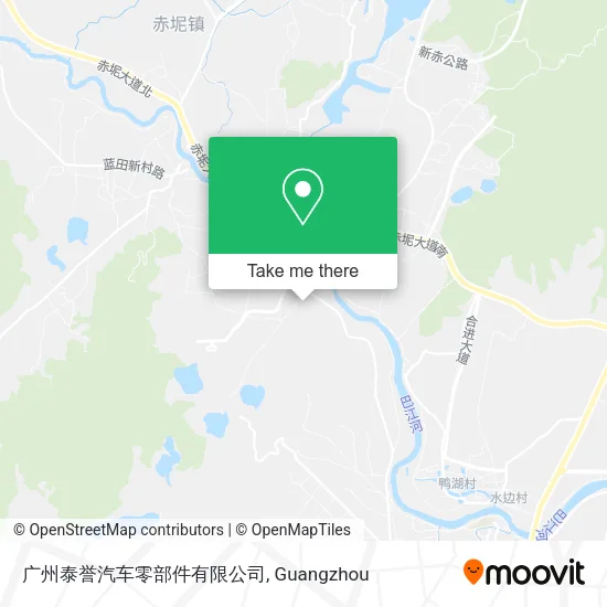 广州泰誉汽车零部件有限公司 map