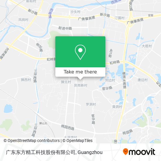 广东东方精工科技股份有限公司 map