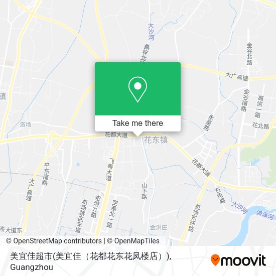 美宜佳超市(美宜佳（花都花东花凤楼店）) map