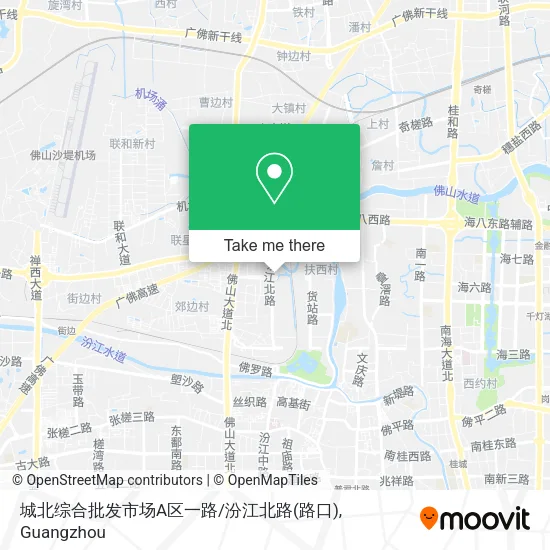 城北综合批发市场A区一路/汾江北路(路口) map