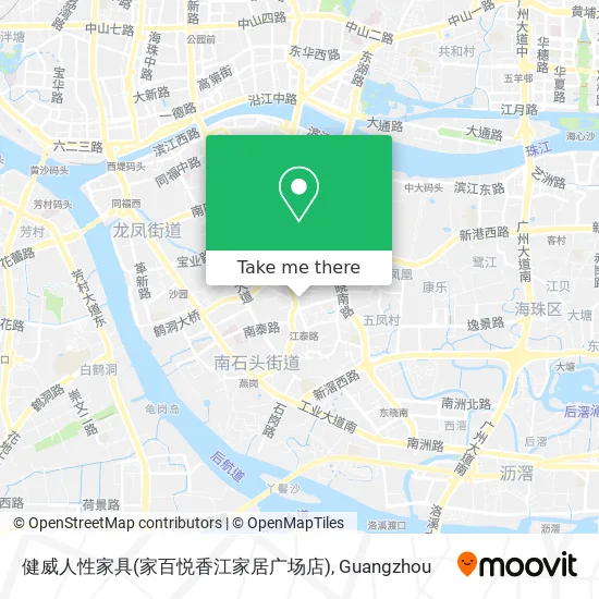 健威人性家具(家百悦香江家居广场店) map