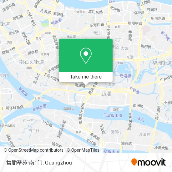 益鹏翠苑-南1门 map