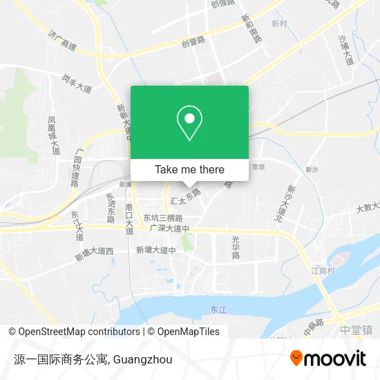 源一国际商务公寓 map