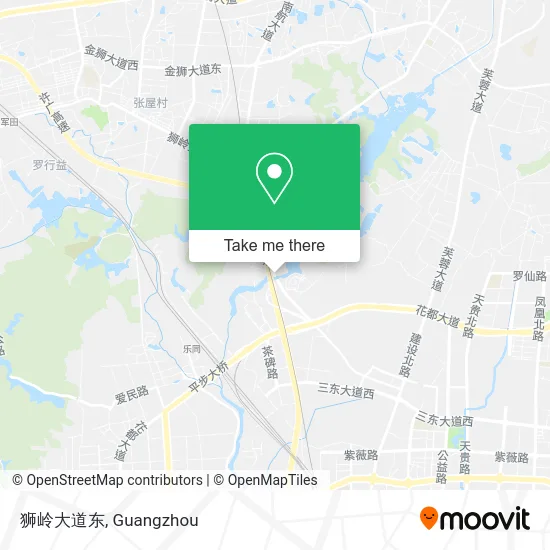 狮岭大道东 map