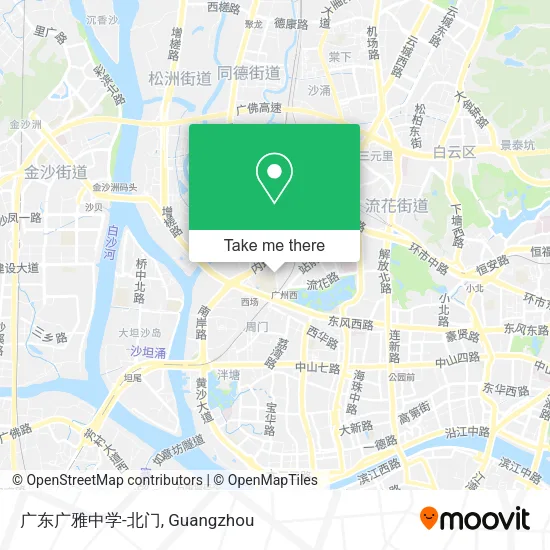 广东广雅中学-北门 map