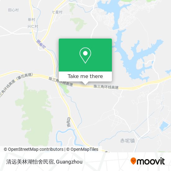 清远美林湖怡舍民宿 map