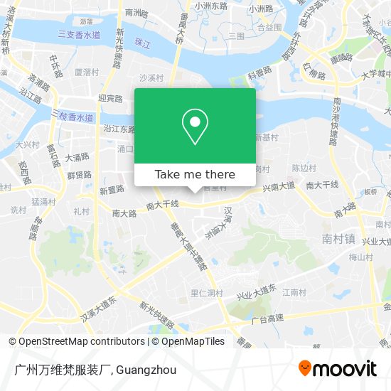 广州万维梵服装厂 map