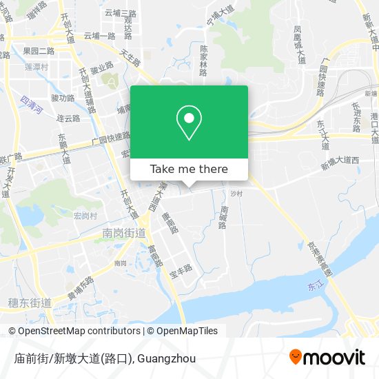 庙前街/新墩大道(路口) map