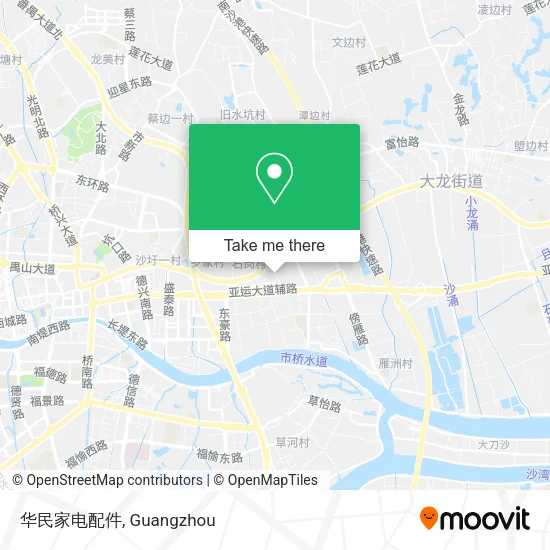 华民家电配件 map