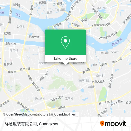 绵通服装有限公司 map