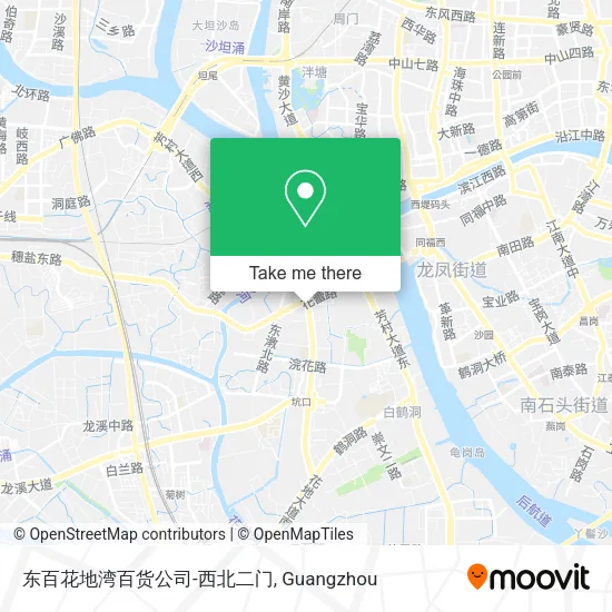 东百花地湾百货公司-西北二门 map