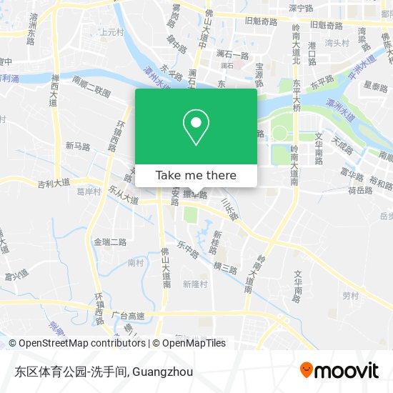 东区体育公园-洗手间 map