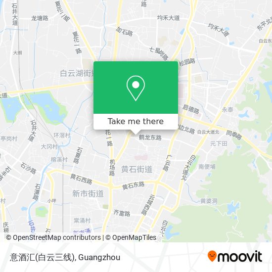 意酒汇(白云三线) map