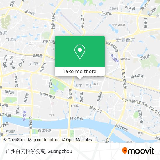 广州白云怡景公寓 map