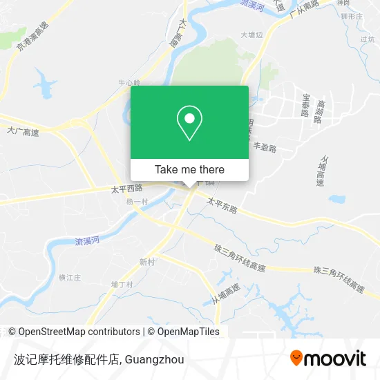 波记摩托维修配件店 map
