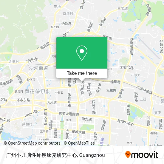 广州小儿脑性瘫痪康复研究中心 map
