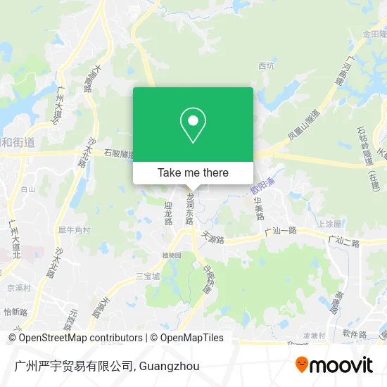 广州严宇贸易有限公司 map