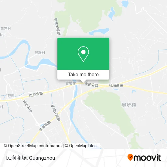 民润商场 map