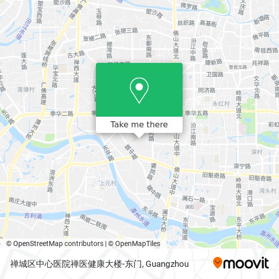 禅城区中心医院禅医健康大楼-东门 map