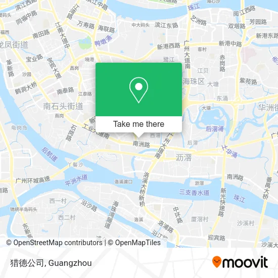 猎德公司 map