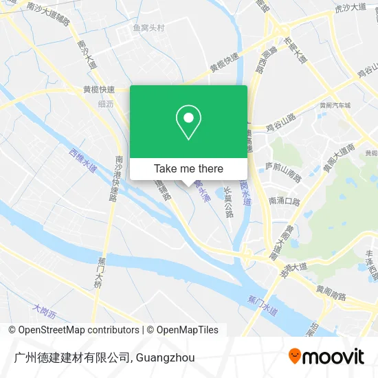 广州德建建材有限公司 map