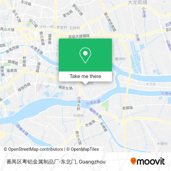 番禺区粤铝金属制品厂-东北门 map