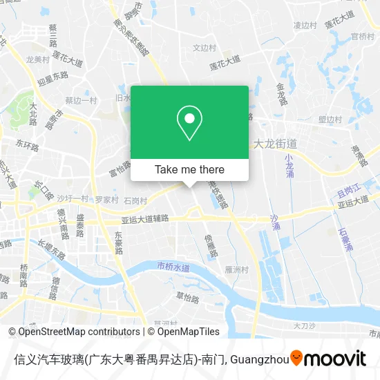 信义汽车玻璃(广东大粤番禺昇达店)-南门 map