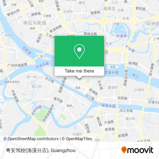 粤安驾校(洛溪分店) map