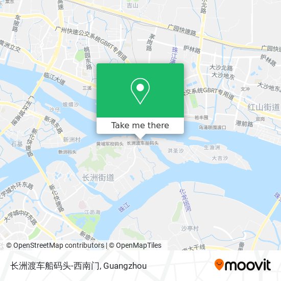 长洲渡车船码头-西南门 map