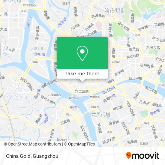 China Gold map