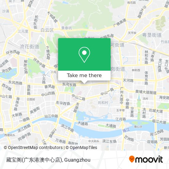 藏宝阁(广东港澳中心店) map