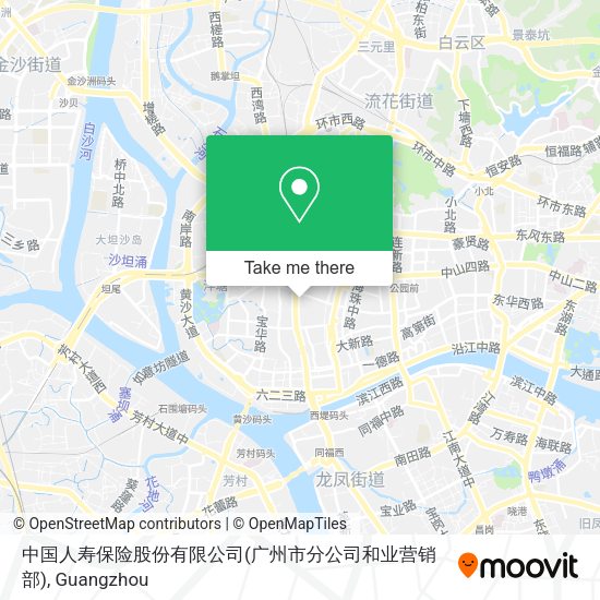 中国人寿保险股份有限公司(广州市分公司和业营销部) map