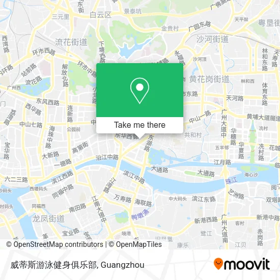 威蒂斯游泳健身俱乐部 map