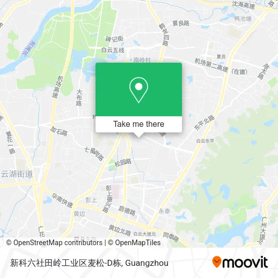 新科六社田岭工业区麦松-D栋 map