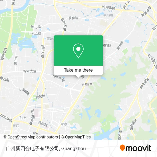 广州新四合电子有限公司 map