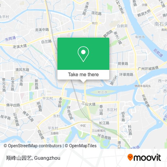 顺峰山园艺 map
